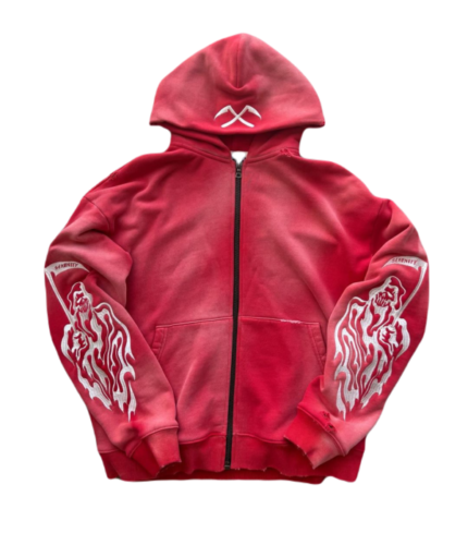 Warren Lotas Red Fade Hoodie