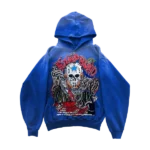 Camp Blood Hoodie – Faded Cobalt