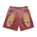 Warren Lotas Cleveland Cavaliers Flaming Skull Shorts