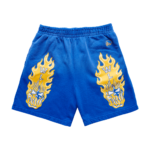 Warren Lotas Golden State Warriors Flaming Skull Shorts