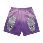 Warren Lotas Sacramento Kings Flaming Skull Shorts