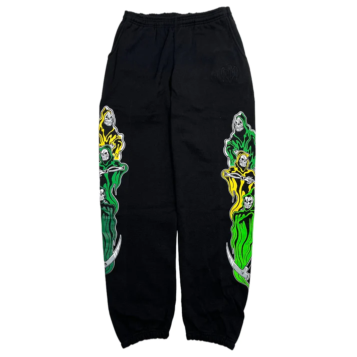 Warren Lotas 3 Reapers Sweatpants Green Yellow